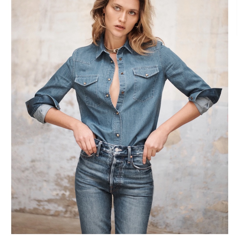 Sessei Denim button down